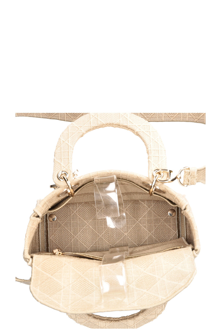 CHRISTIAN DIOR Lady D-Lite Medium Beige