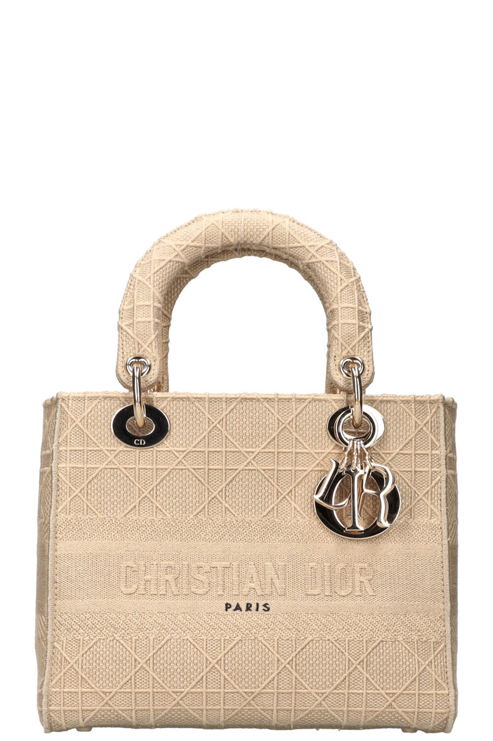 CHRISTIAN DIOR Lady D-Lite Medium Beige