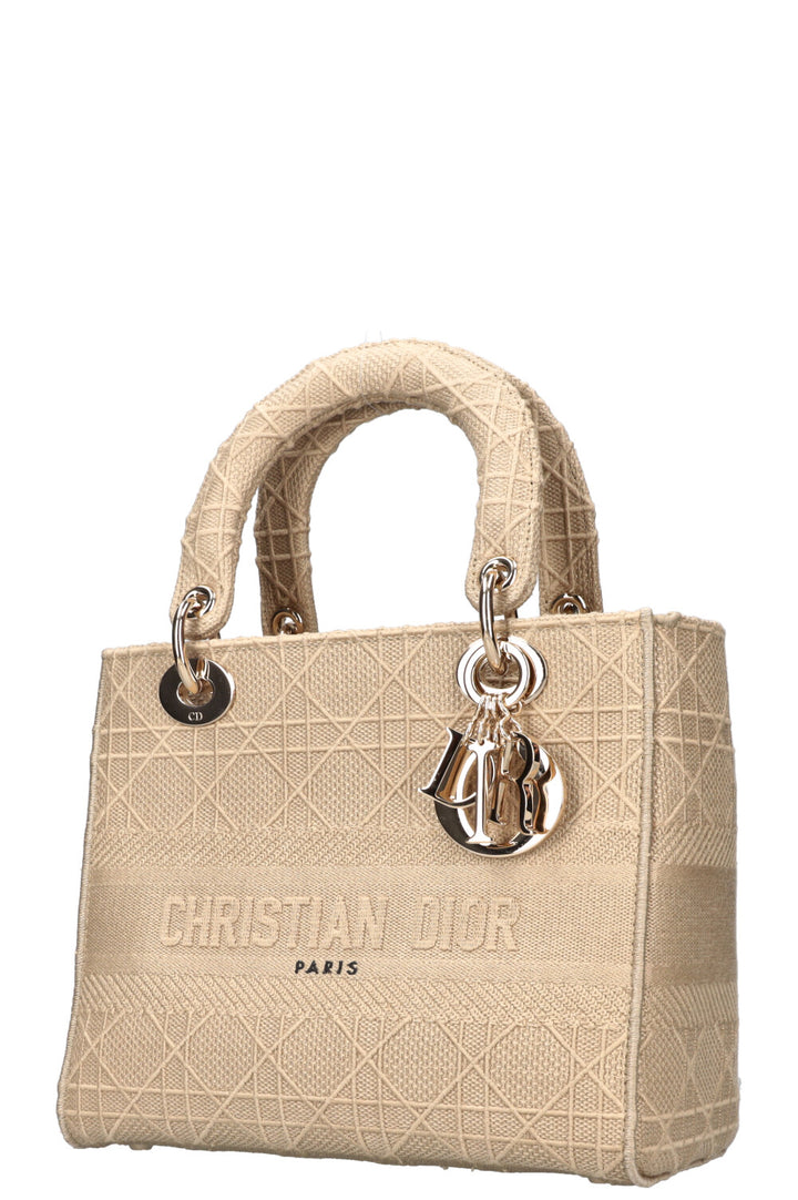 CHRISTIAN DIOR Lady D-Lite Medium Beige