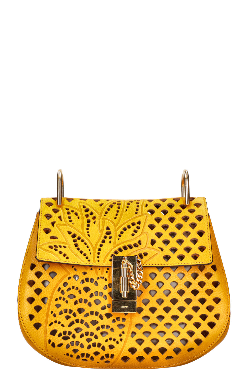 CHLOÉ Drew Bag Cutout Mustard