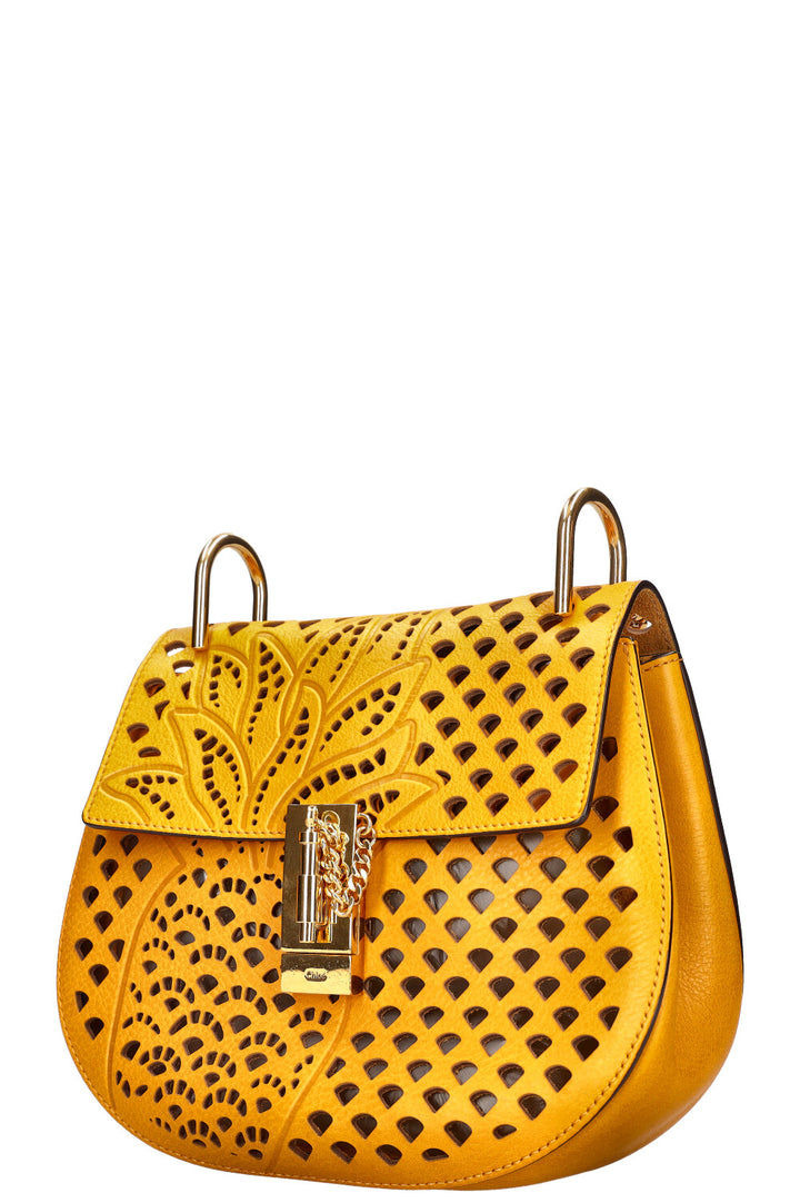 CHLOÉ Drew Bag Cutout Mustard