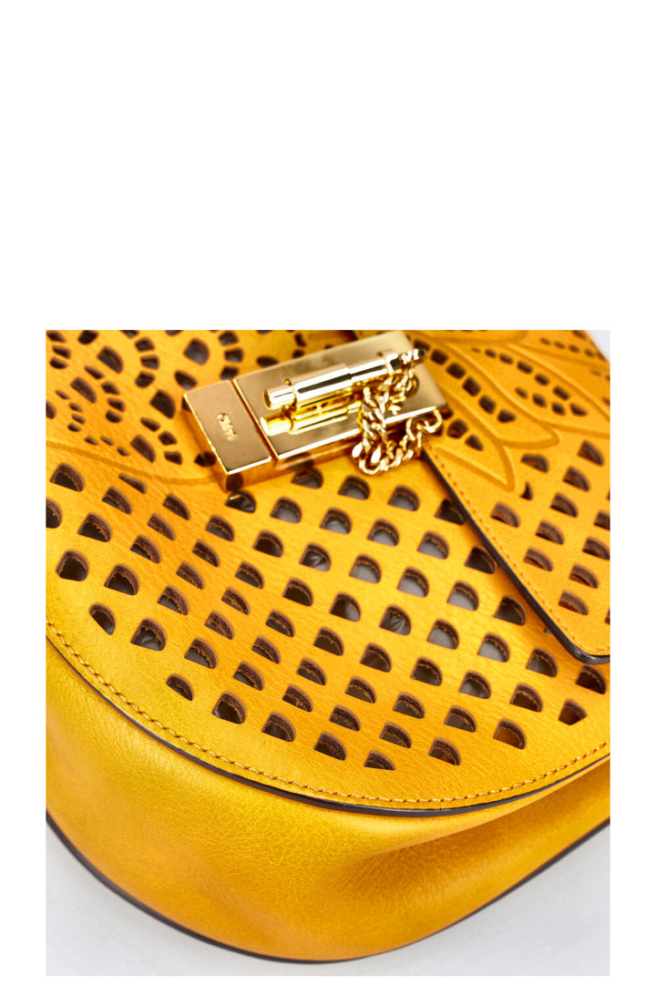 CHLOÉ Drew Bag Cutout Mustard