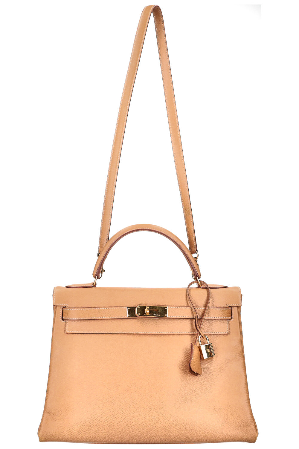 HERMÈS Kelly Retourne 32 Epsom Leather Beige