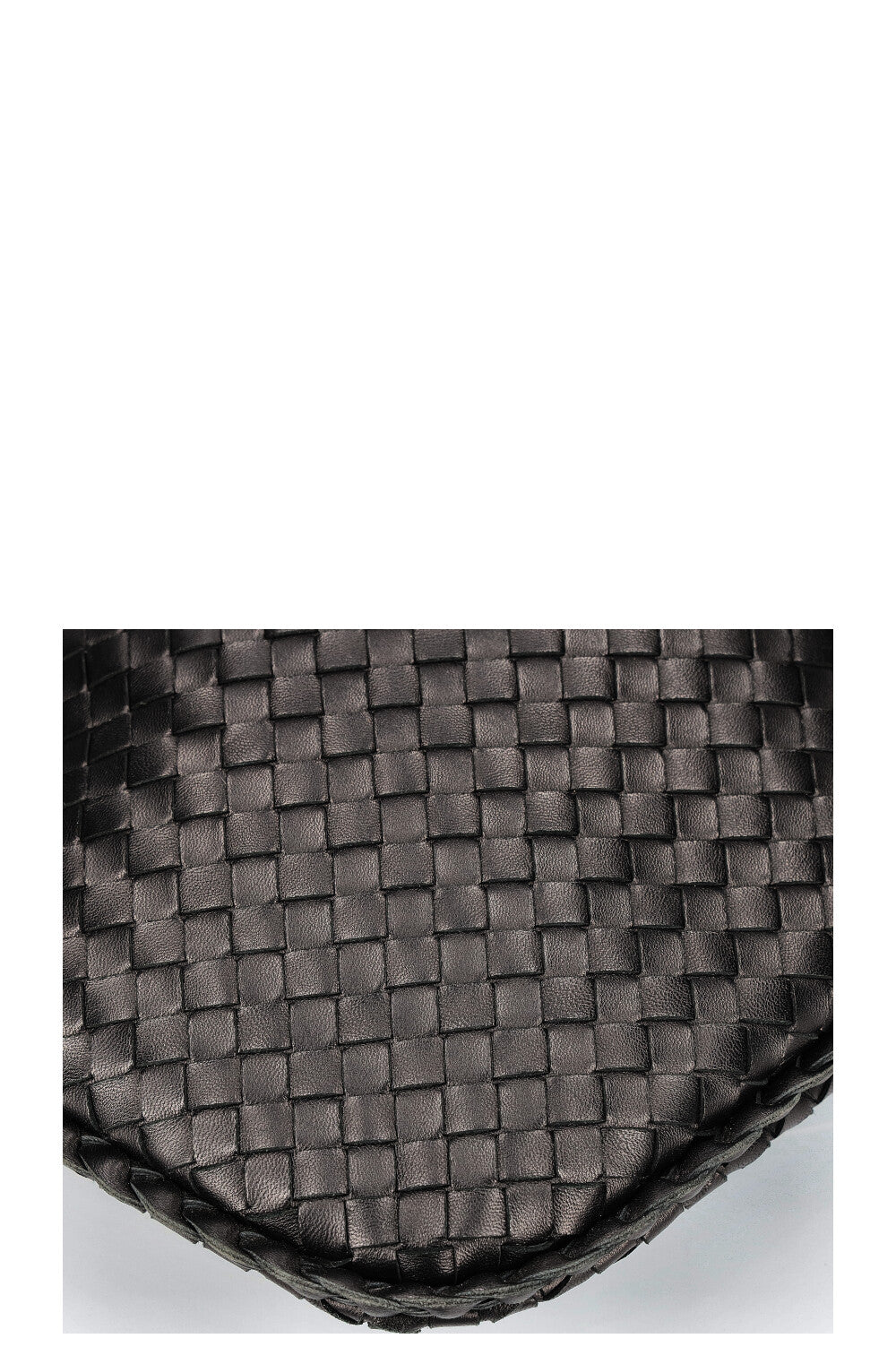 BOTTEGA VENETA  Small Hobo Veneta Intrecciato Black