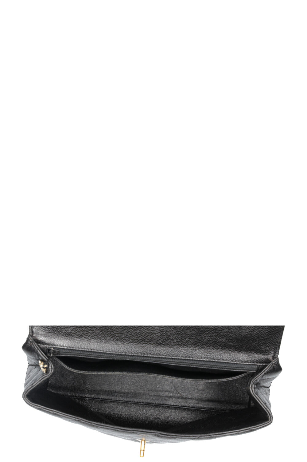 CHANEL Top Handle Bag Caviar Black