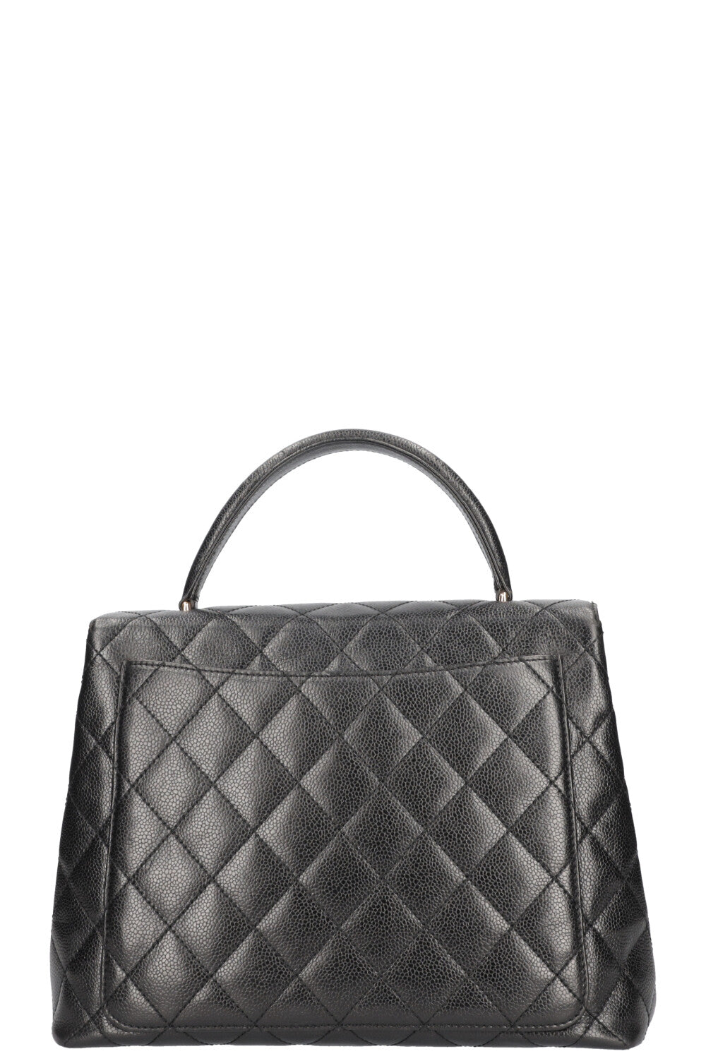 CHANEL Top Handle Bag Caviar Black