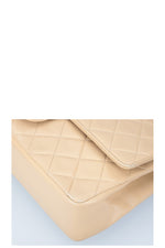 CHANEL Medium Double Flap Bag Beige