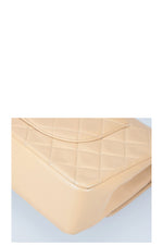 CHANEL Medium Double Flap Bag Beige
