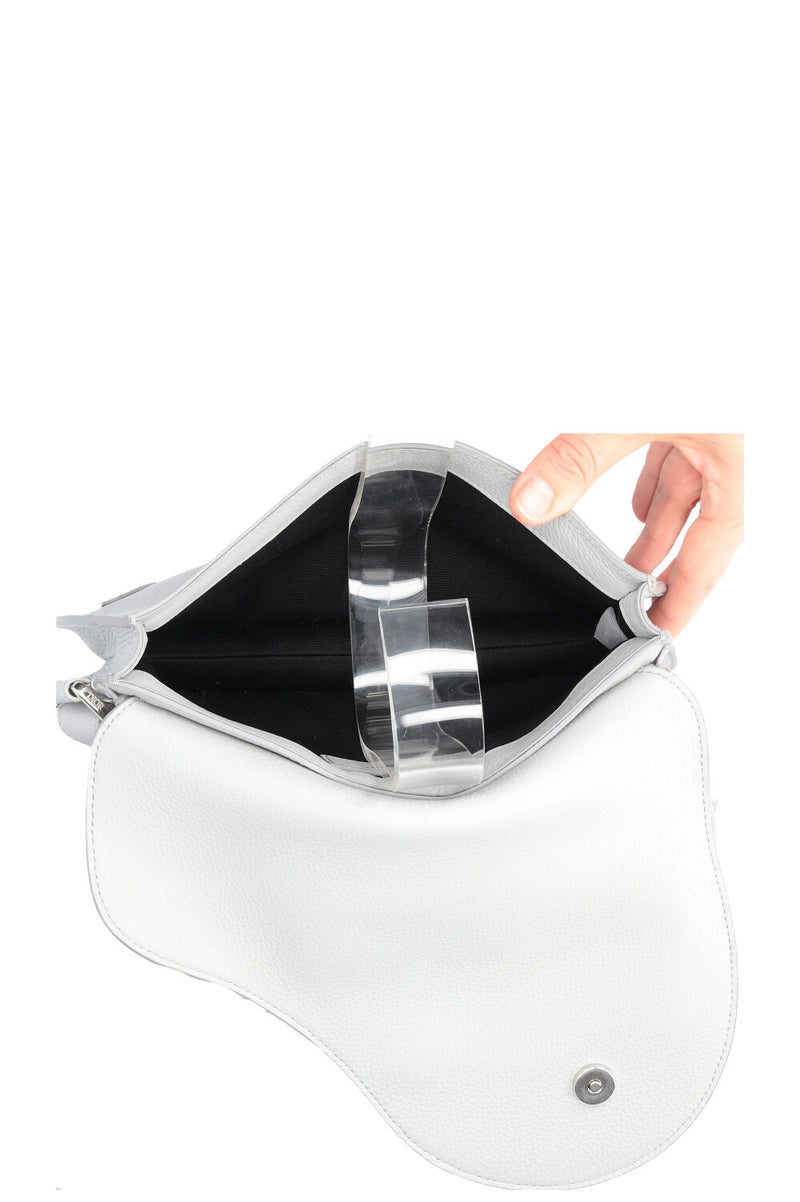 CHRISTIAN DIOR Saddle Messenger Pouch Grey