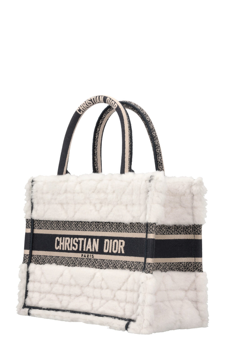 CHRISTIAN DIOR Book Tote Shearling Small