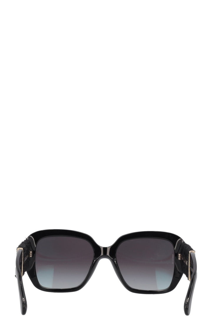 CHANEL Sunglasses 5512 Tweed Black