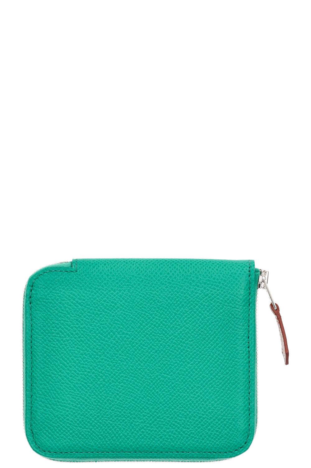 HERMÈS Silk'In Compact Wallet Epsom Green