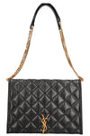 SAINT LAURENT Becky Shoulder Bag Quilted Black