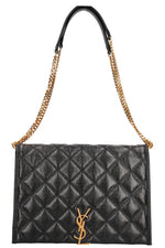 SAINT LAURENT Becky Shoulder Bag Quilted Black