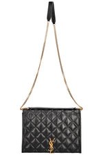 SAINT LAURENT Becky Shoulder Bag Quilted Black