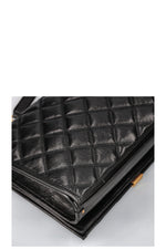 SAINT LAURENT Becky Shoulder Bag Quilted Black