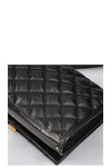 SAINT LAURENT Becky Shoulder Bag Quilted Black