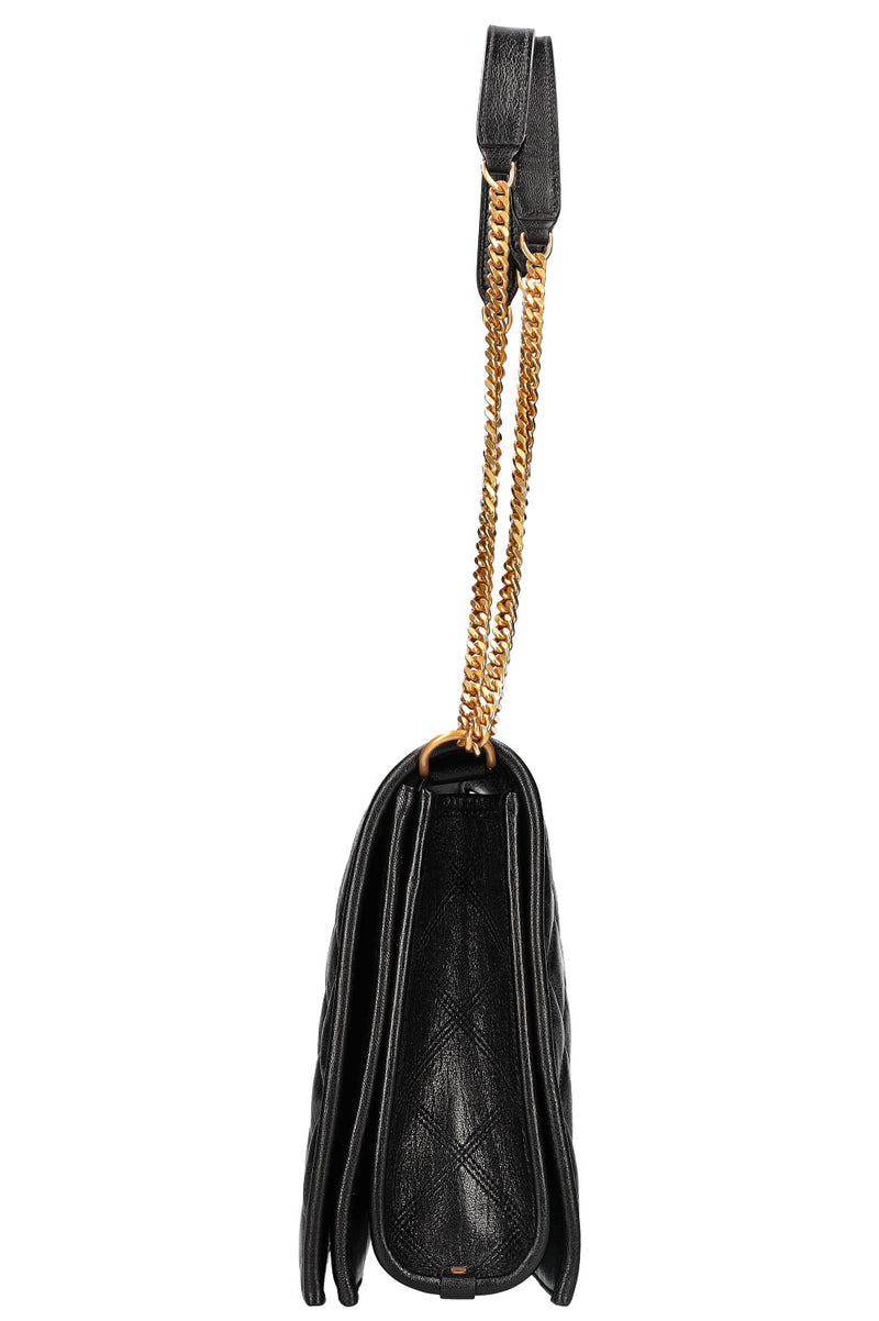 SAINT LAURENT Becky Shoulder Bag Quilted Black
