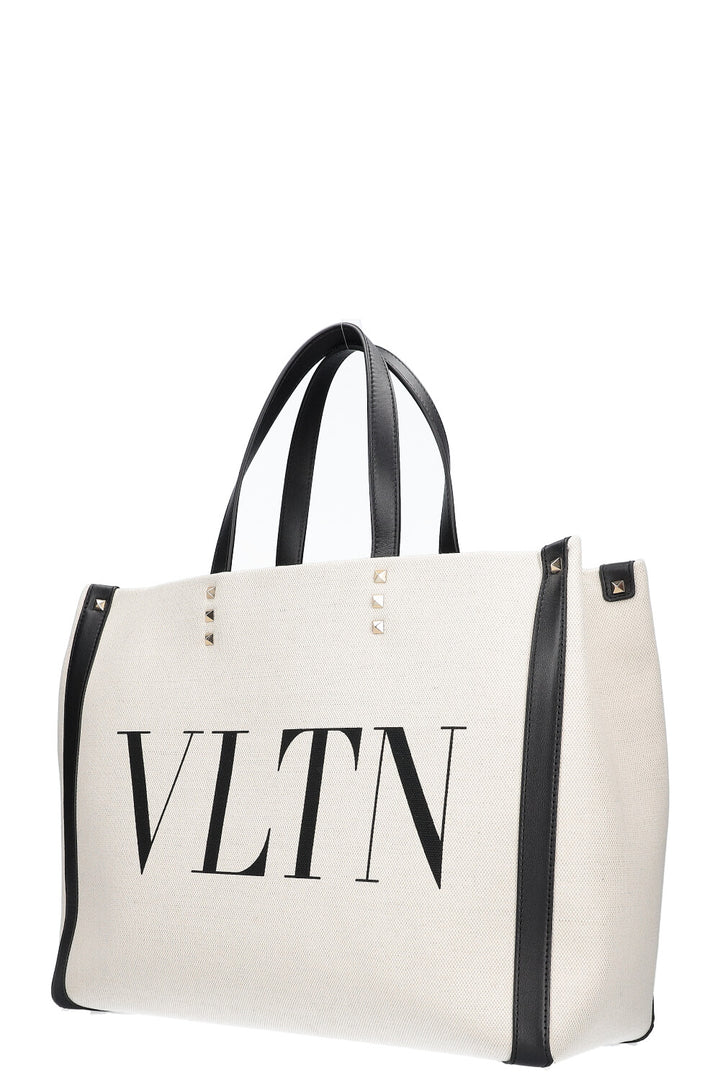 VALENTINO Grande Plage VLTN Tote Canvas Black