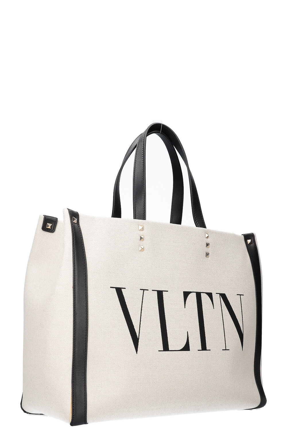 VALENTINO Grande Plage VLTN Tote Canvas Black