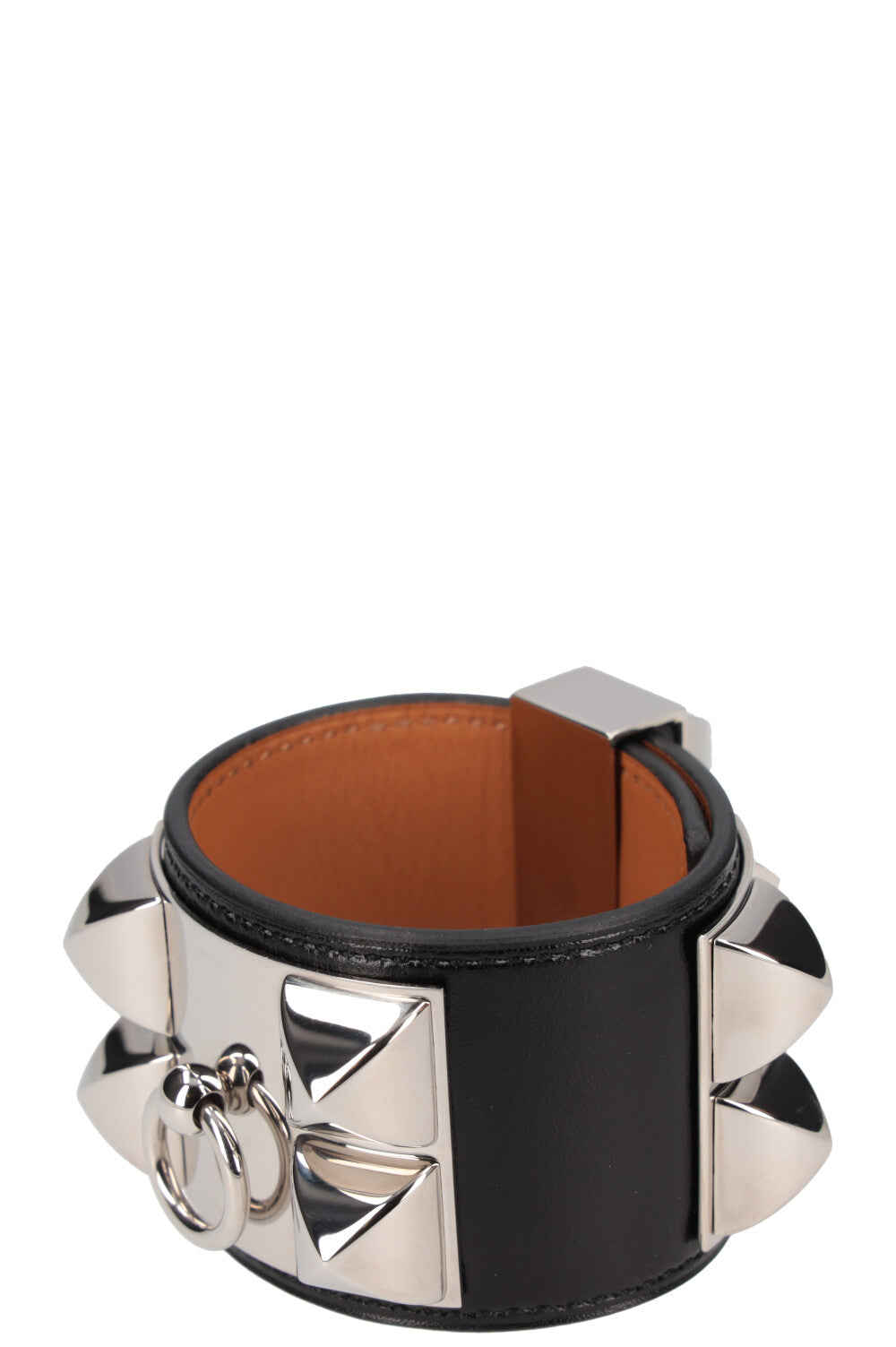 HERMÈS Collier De Chien Bracelet Black