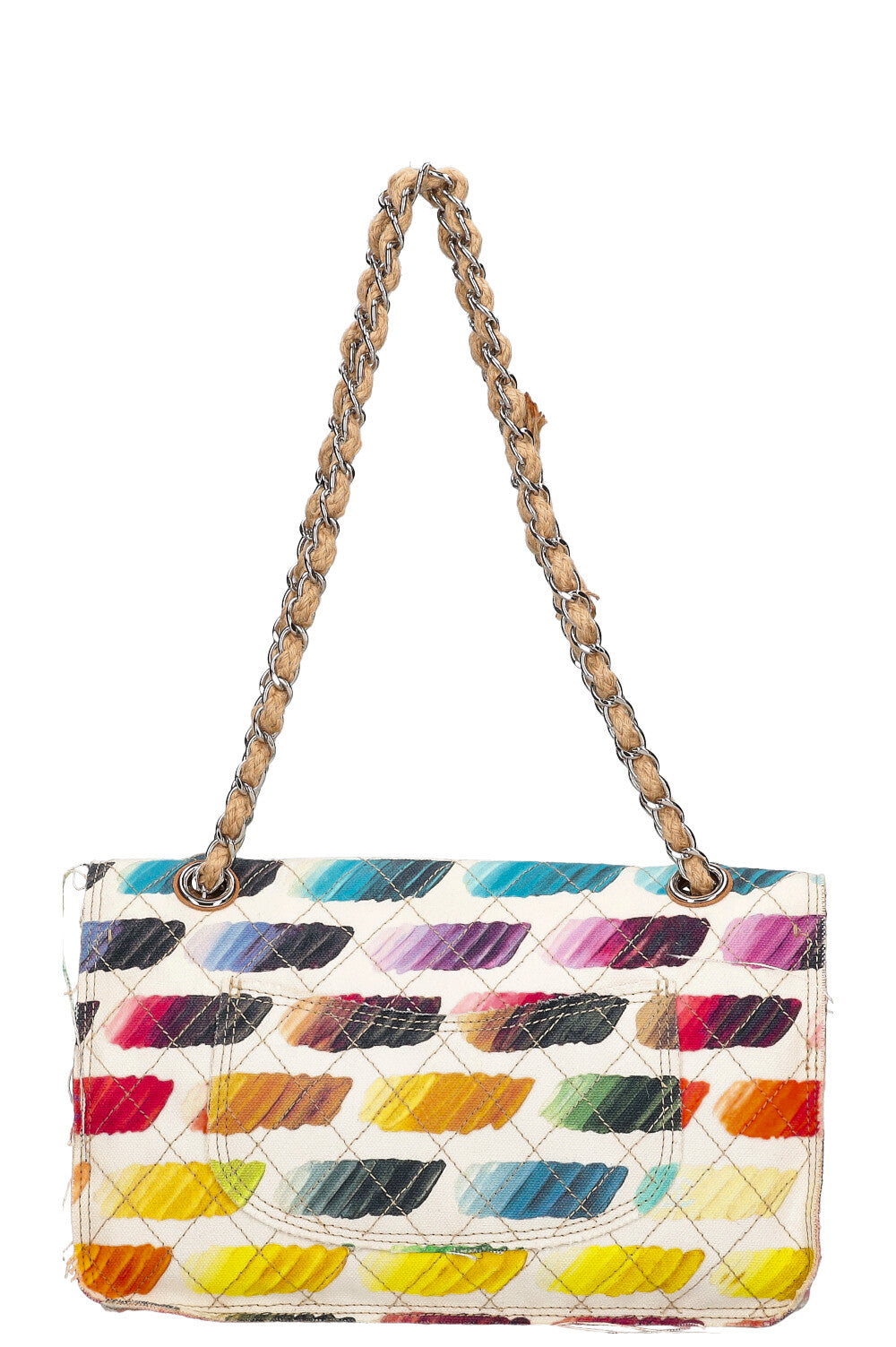 CHANEL Colorama Flap Bag Quilted Watercolor Canvas REAWAKE