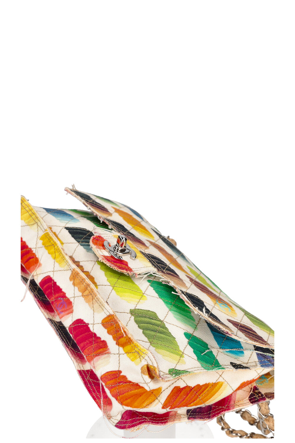 CHANEL Colorama Flap Bag Quilted Watercolor Canvas REAWAKE