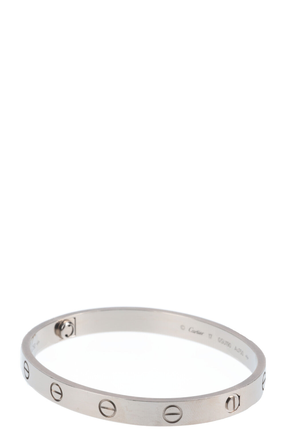 CARTIER Love Bracelet White Gold