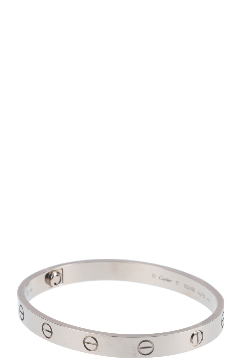 CARTIER Love Bracelet White Gold