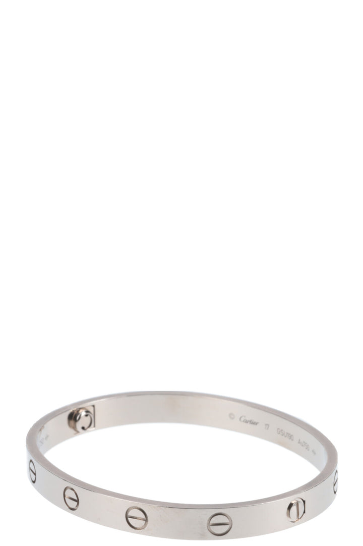 CARTIER Love Bracelet White Gold