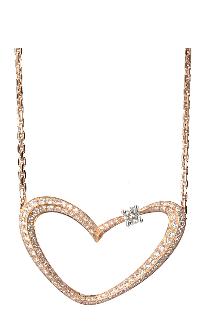 GÜBELIN Heart Necklace Rose Gold