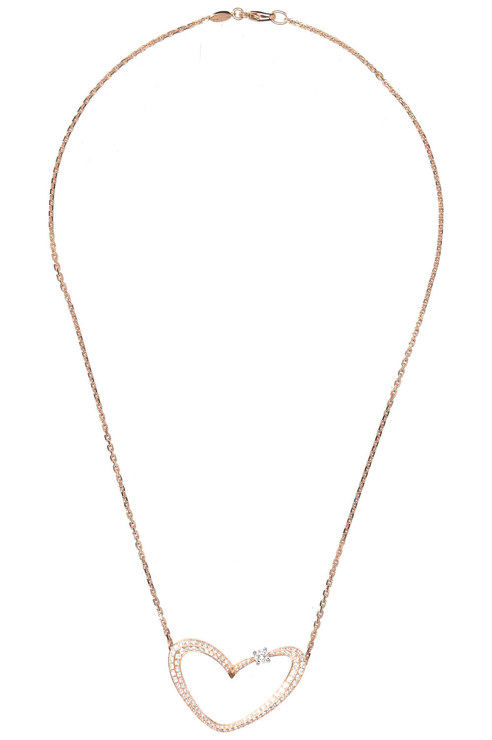 GÜBELIN Heart Necklace Rose Gold