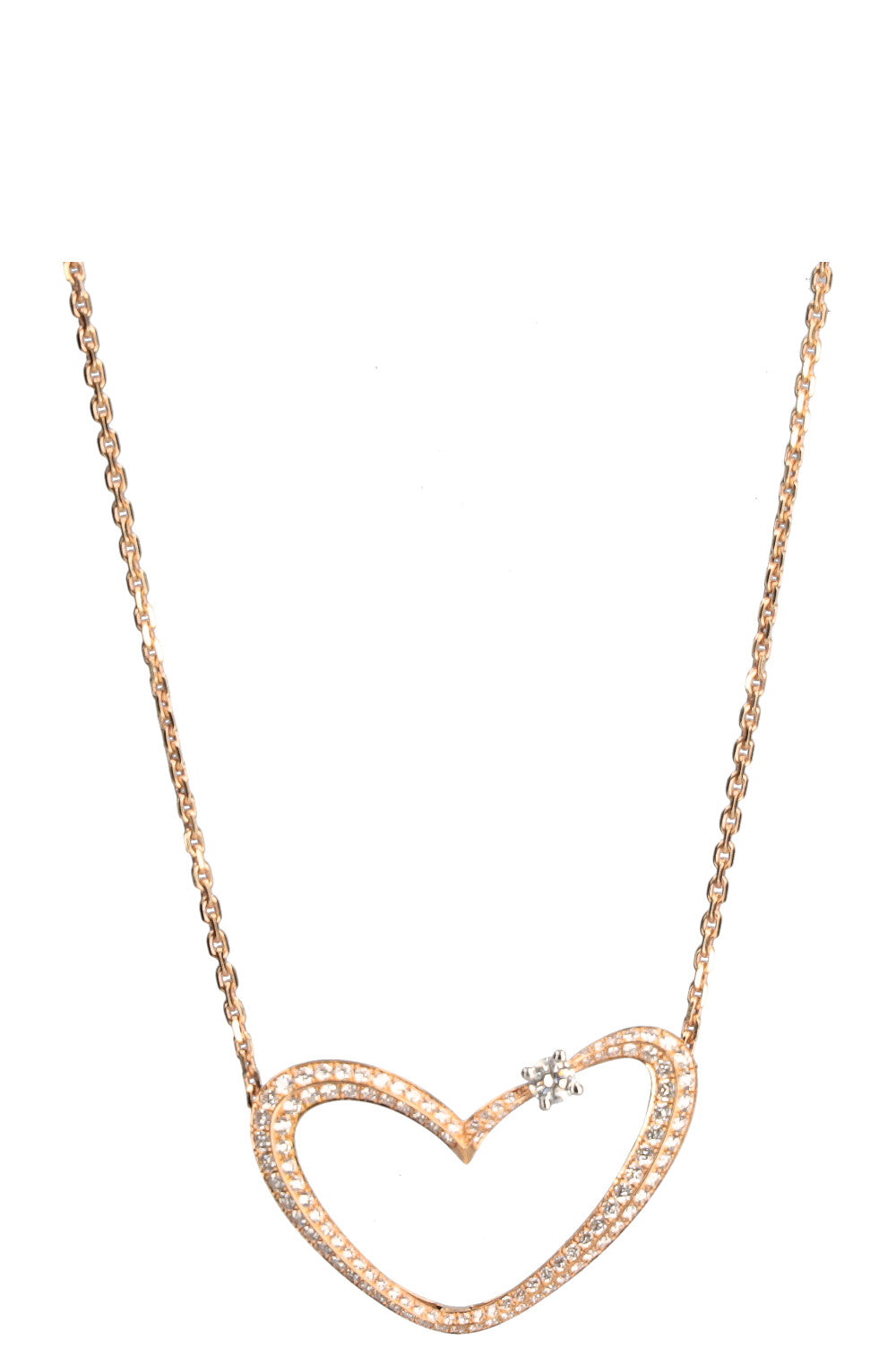 GÜBELIN Heart Necklace Rose Gold