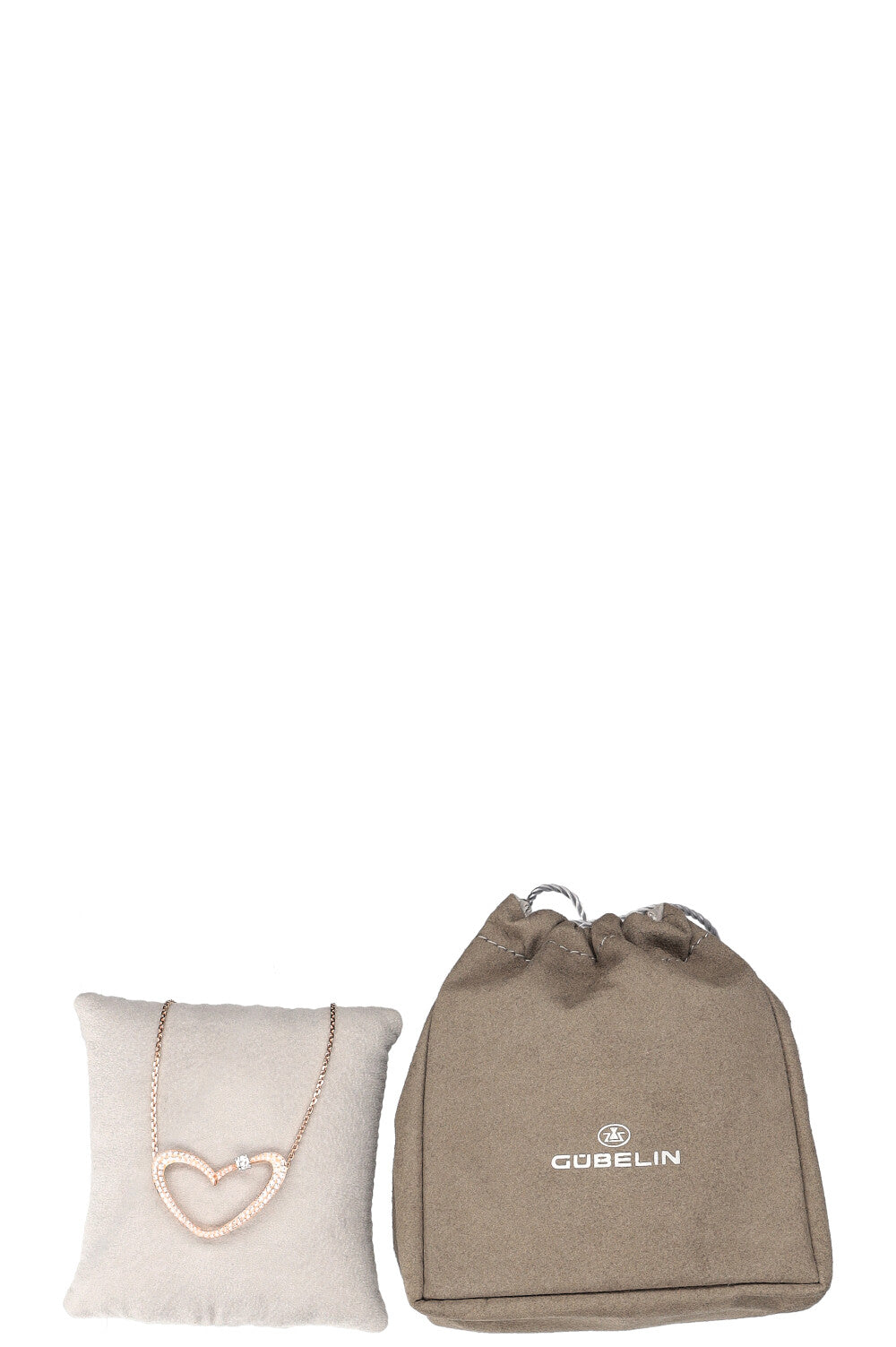 GÜBELIN Heart Necklace Rose Gold