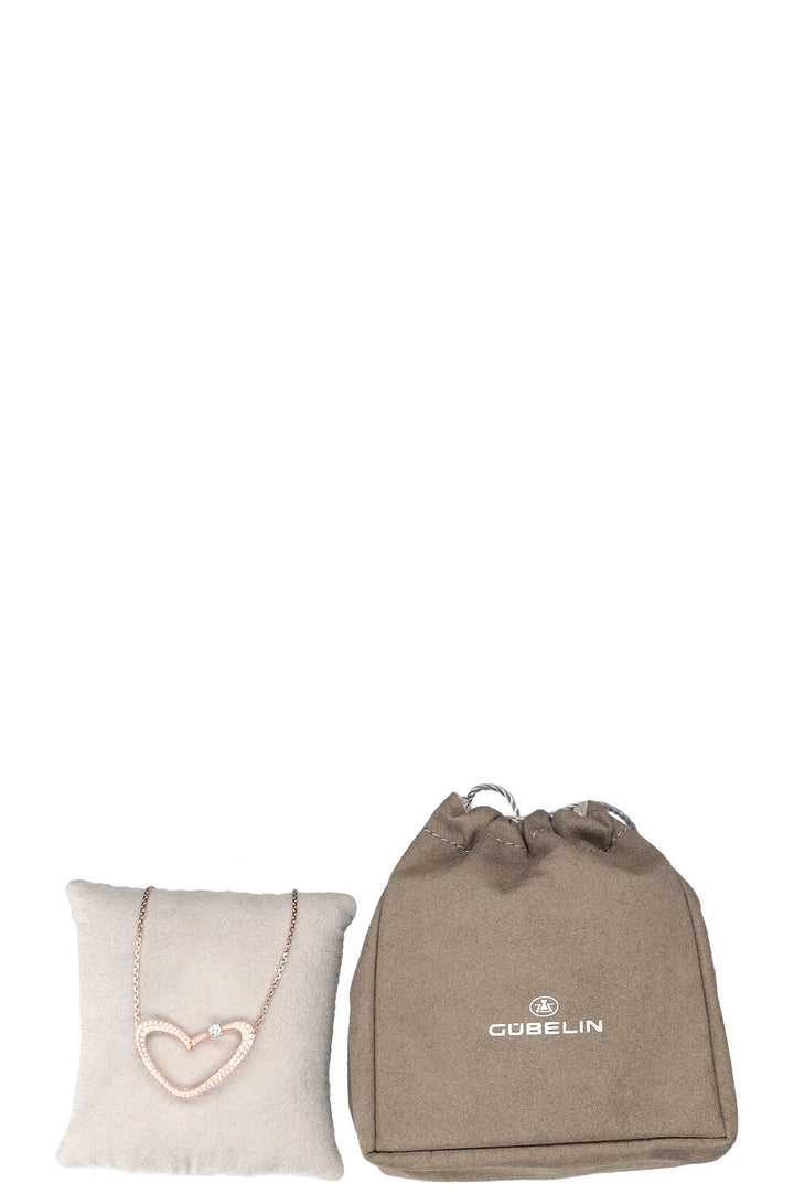 GÜBELIN Heart Necklace Rose Gold