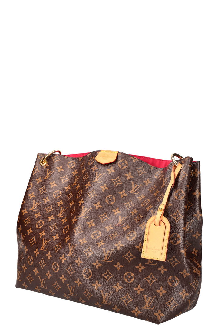 LOUIS VUITTON Graceful MM Shoulder Bag Mng Canvas