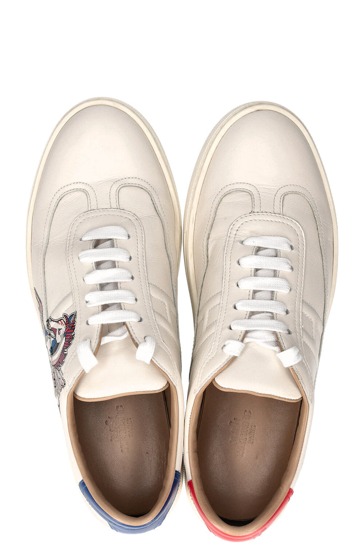 HERMÈS Quicker Pegase Sneakers White