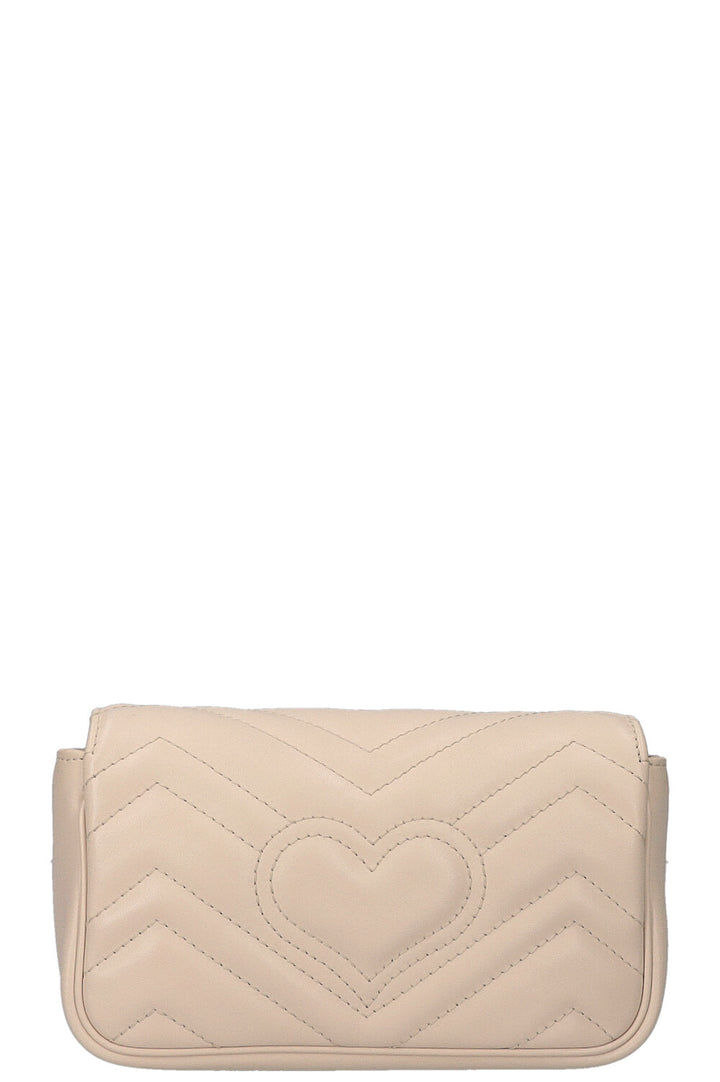 GUCCI Super Mini Marmont Bag White