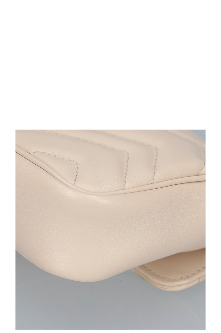 GUCCI Super Mini Sac Marmont Blanc