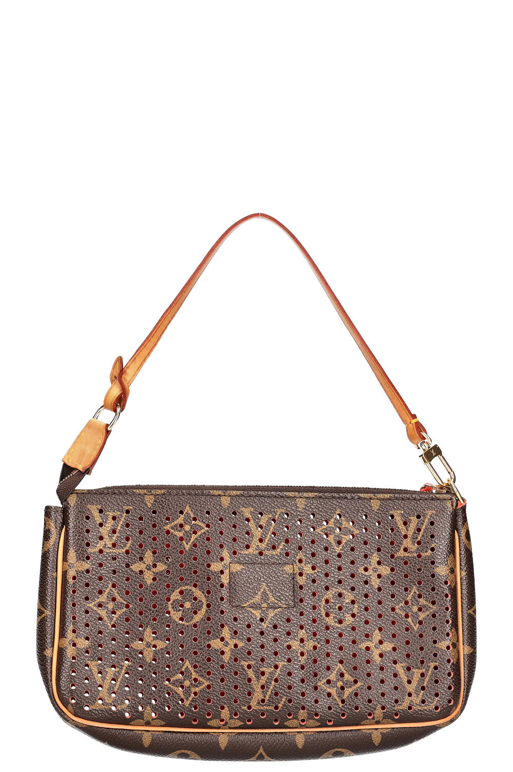 LOUIS VUITTON Pochette Accessories Perforated Canvas MNG