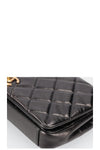 CHANEL Single Flap Diamond Quilted Black
