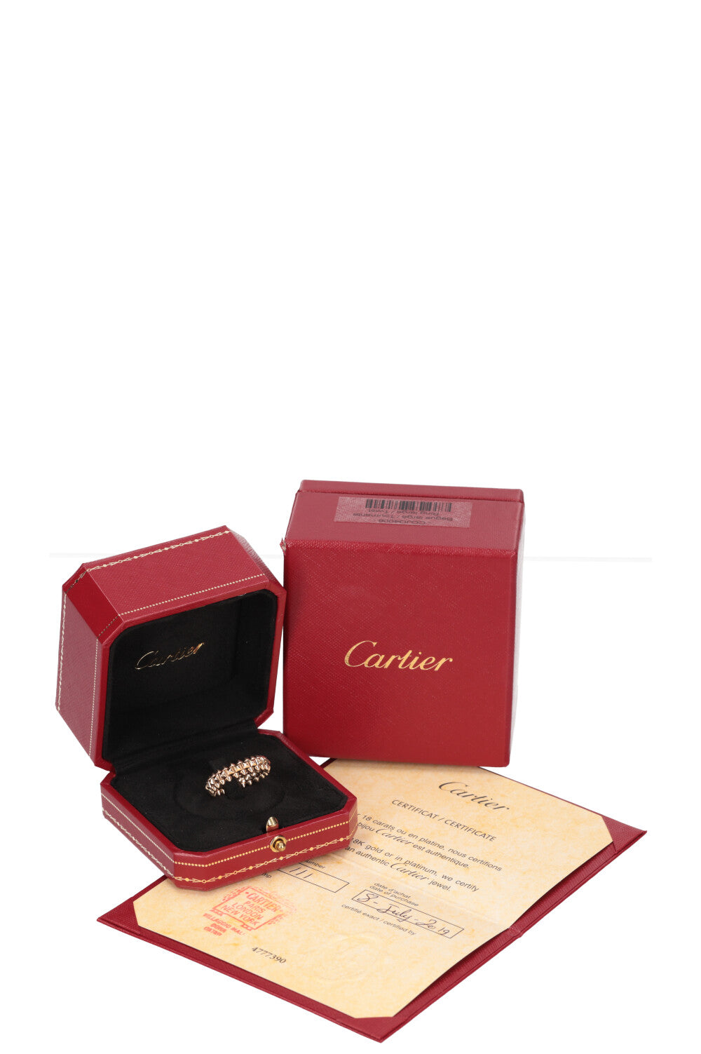 CARTIER Clash de Cartier Ring Small 18k Rose Gold – REAWAKE