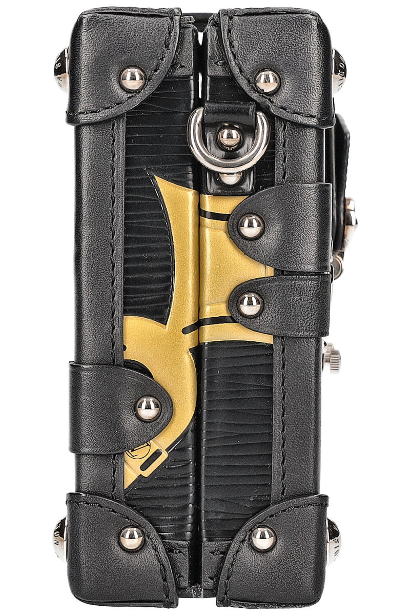 LOUIS VUITTON Petite Malle Trunk Epi Black