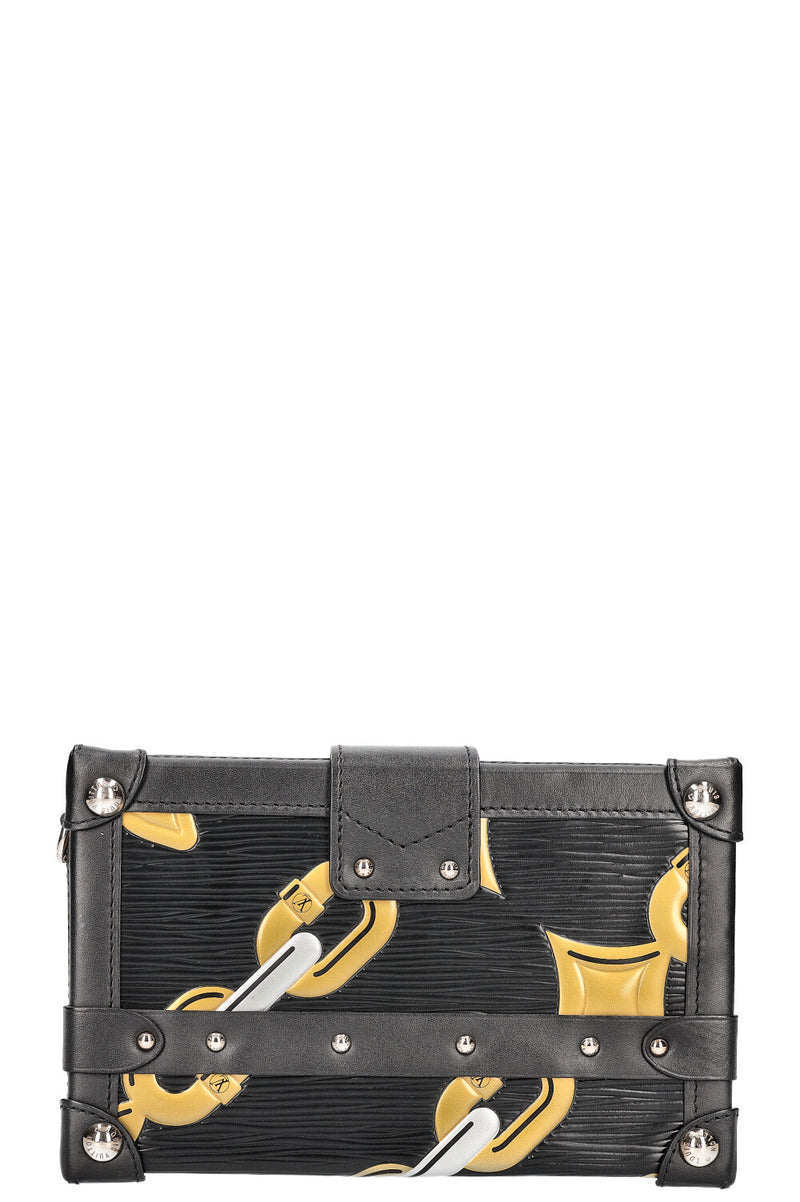 LOUIS VUITTON Petite Malle Trunk Epi Black