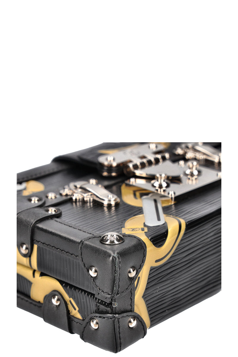 LOUIS VUITTON Petite Malle Trunk Epi Black