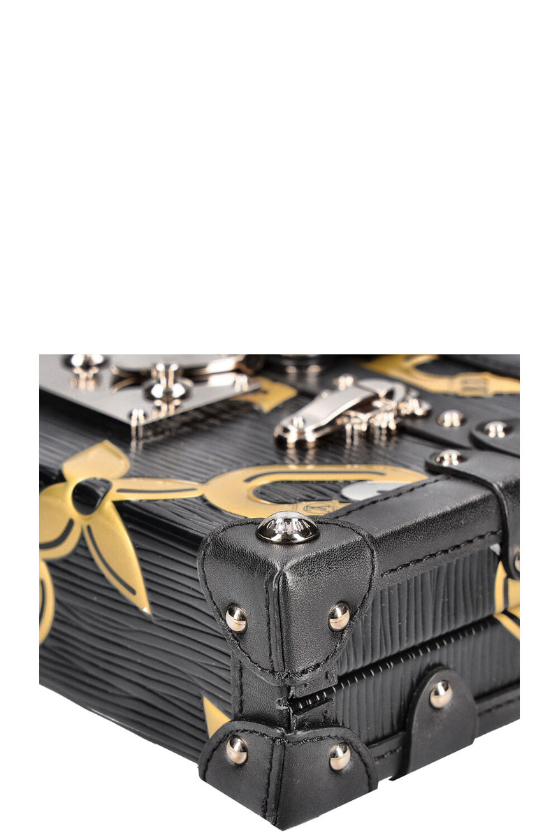 LOUIS VUITTON Petite Malle Trunk Epi Black