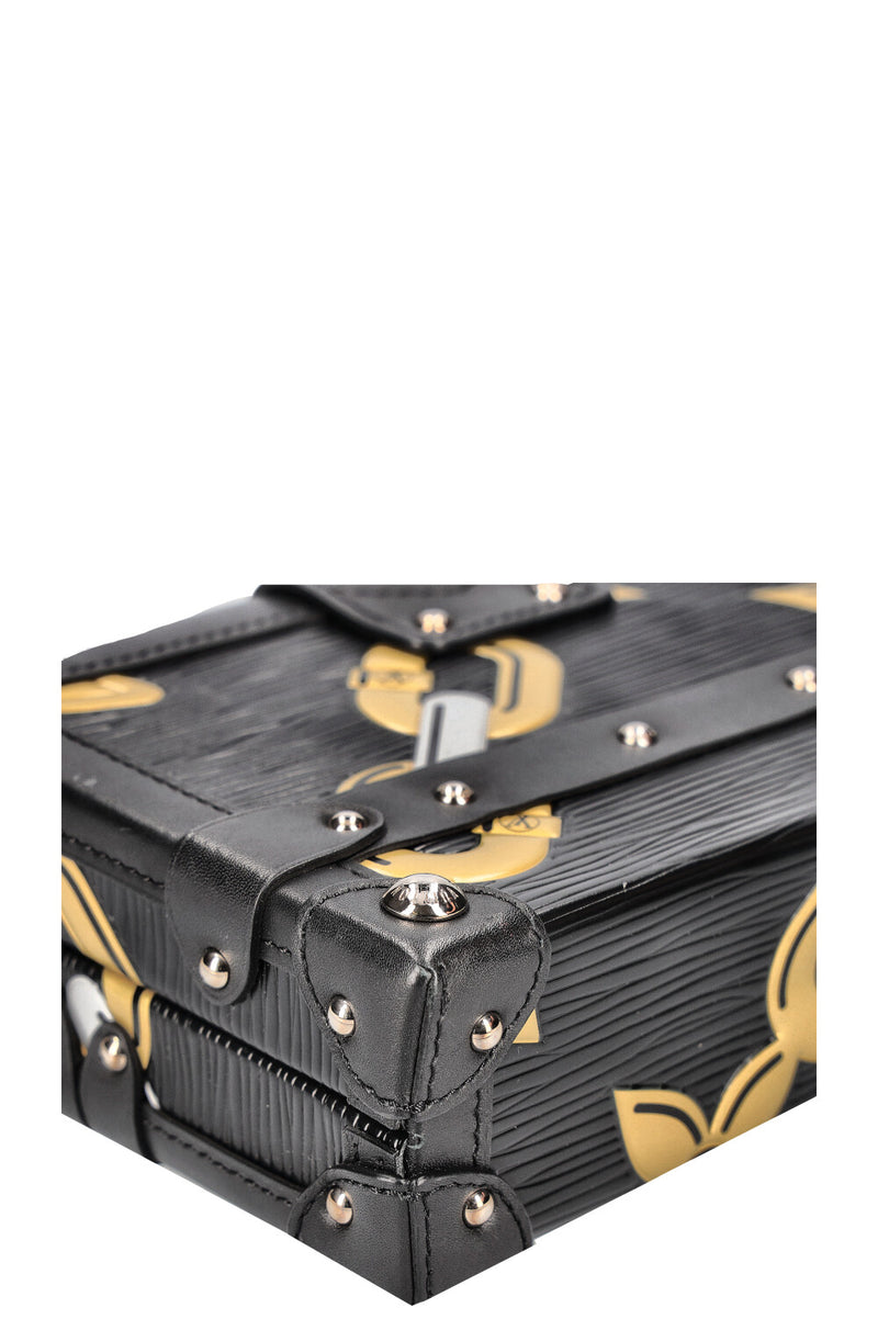 LOUIS VUITTON Petite Malle Trunk Epi Black