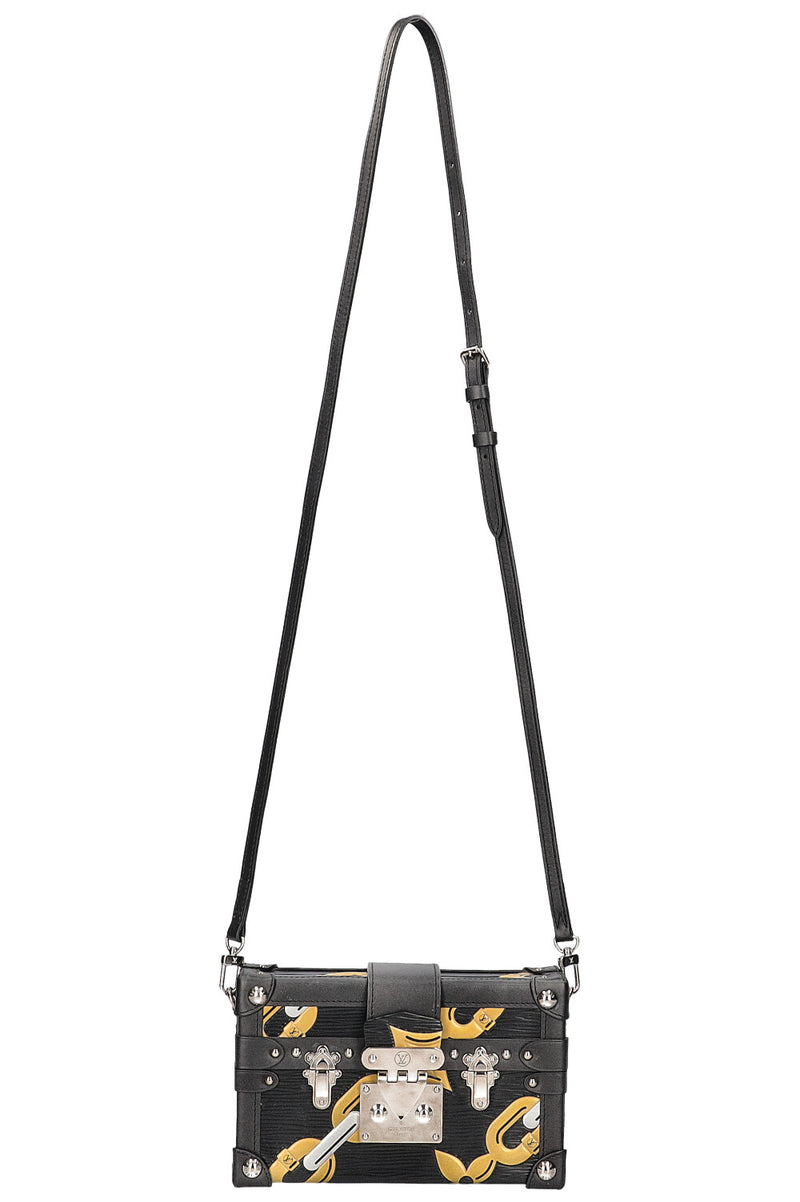 LOUIS VUITTON Petite Malle Trunk Epi Black