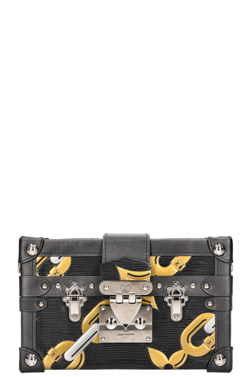 LOUIS VUITTON Petite Malle Trunk Epi Black