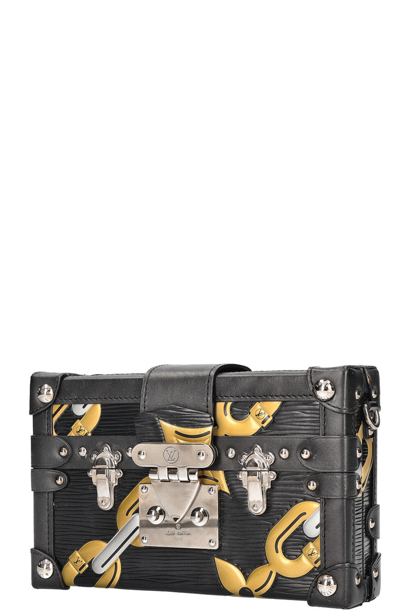 LOUIS VUITTON Petite Malle Trunk Epi Black